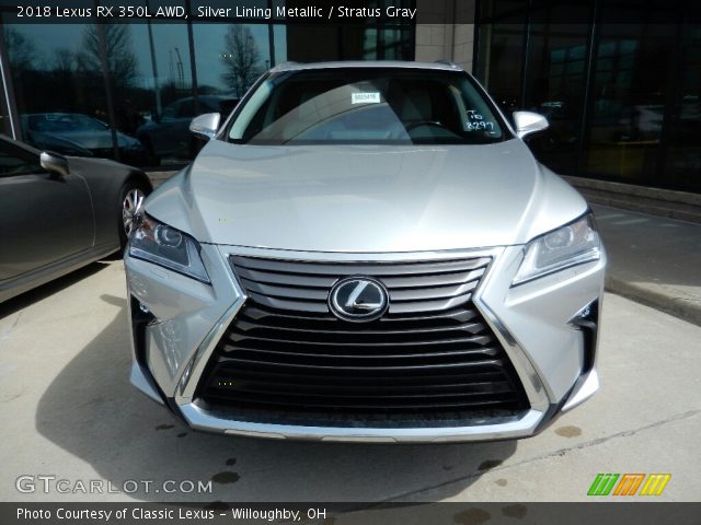 2018 Lexus RX 350L AWD in Silver Lining Metallic