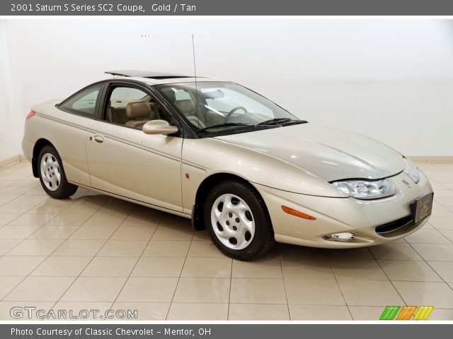 2001 Saturn S Series SC2 Coupe in Gold