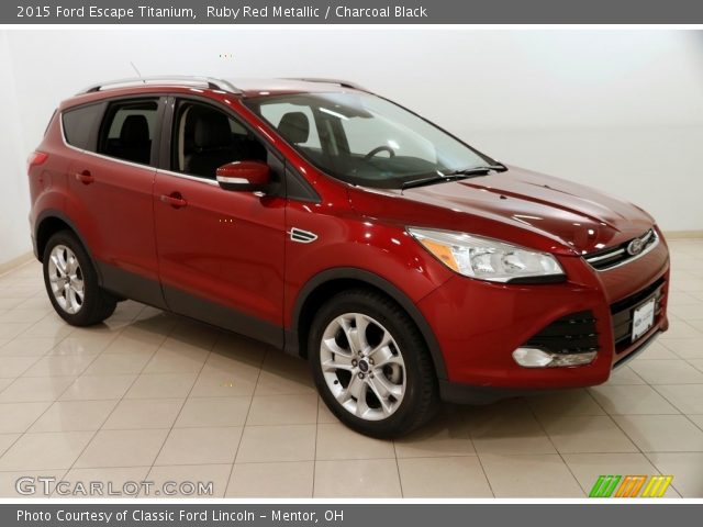 2015 Ford Escape Titanium in Ruby Red Metallic