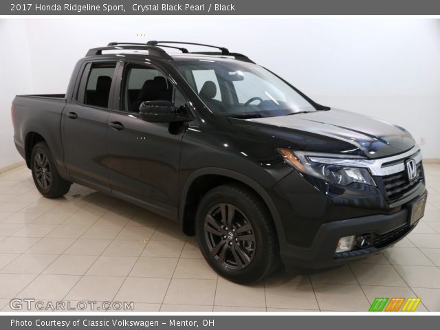 2017 Honda Ridgeline Sport in Crystal Black Pearl