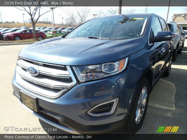 2018 Ford Edge SEL AWD in Blue
