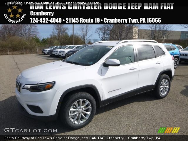 2019 Jeep Cherokee Latitude 4x4 in Bright White
