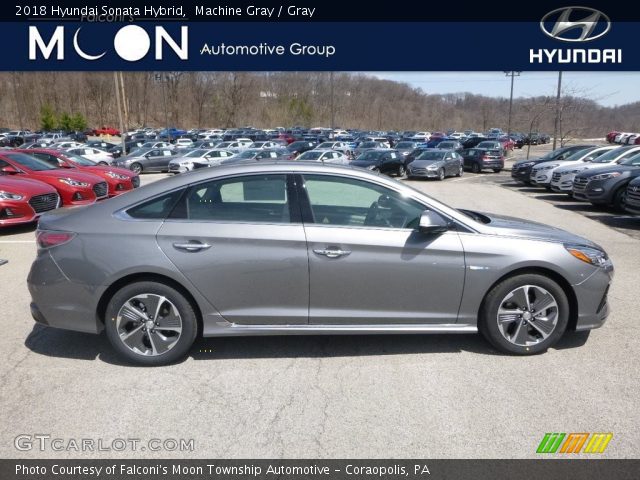 2018 Hyundai Sonata Hybrid in Machine Gray