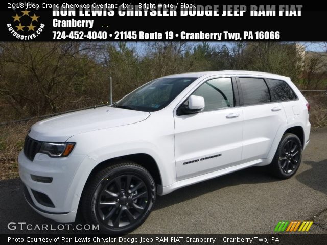 2018 Jeep Grand Cherokee Overland 4x4 in Bright White