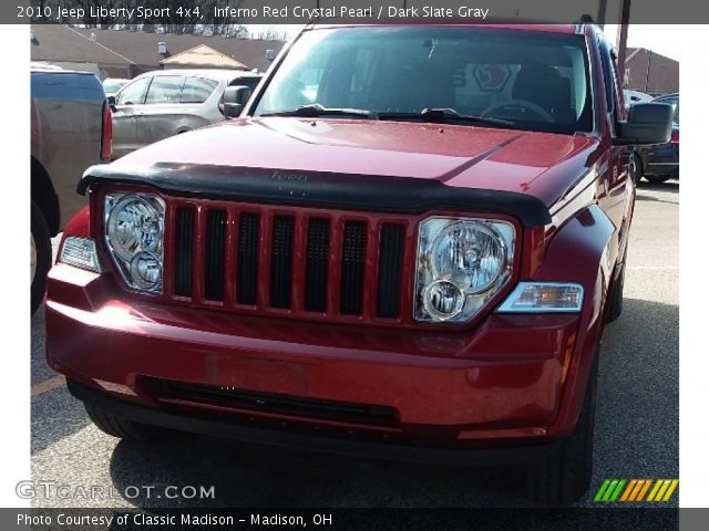 2010 Jeep Liberty Sport 4x4 in Inferno Red Crystal Pearl