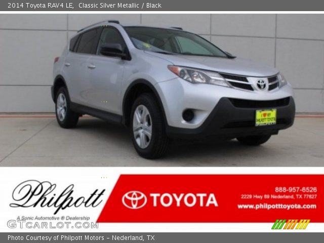 2014 Toyota RAV4 LE in Classic Silver Metallic