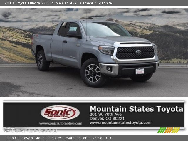 2018 Toyota Tundra SR5 Double Cab 4x4 in Cement