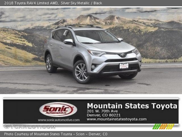 2018 Toyota RAV4 Limited AWD in Silver Sky Metallic