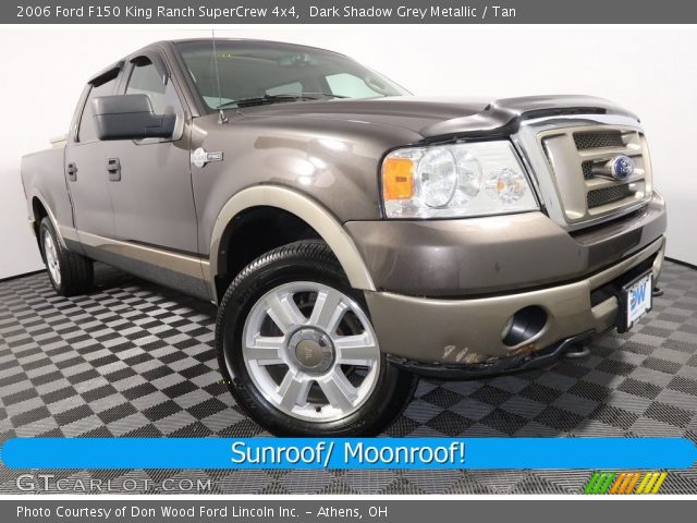 2006 Ford F150 King Ranch SuperCrew 4x4 in Dark Shadow Grey Metallic