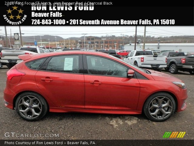 2018 Ford Focus ST Hatch in Hot Pepper Red
