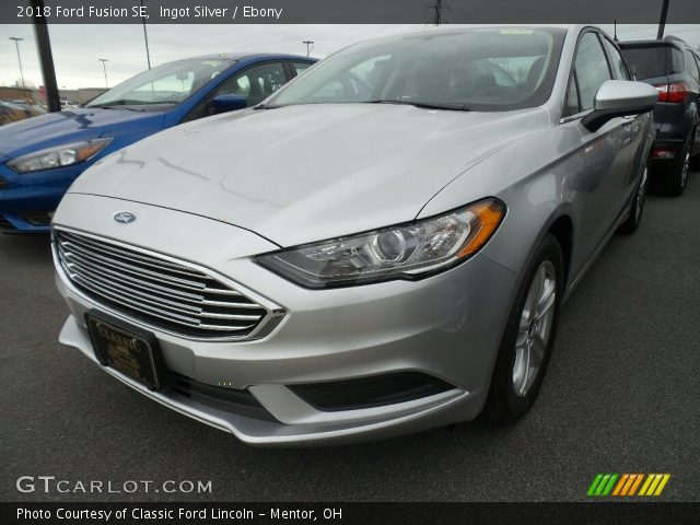 2018 Ford Fusion SE in Ingot Silver