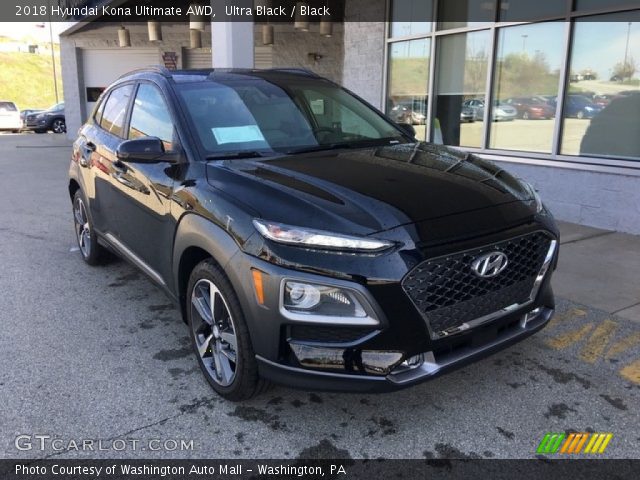 2018 Hyundai Kona Ultimate AWD in Ultra Black