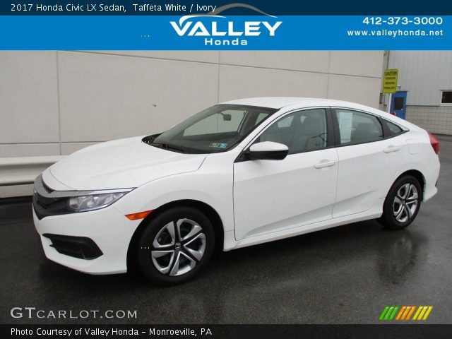 2017 Honda Civic LX Sedan in Taffeta White