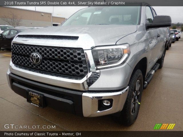 2018 Toyota Tundra SR5 Double Cab 4x4 in Silver Sky Metallic