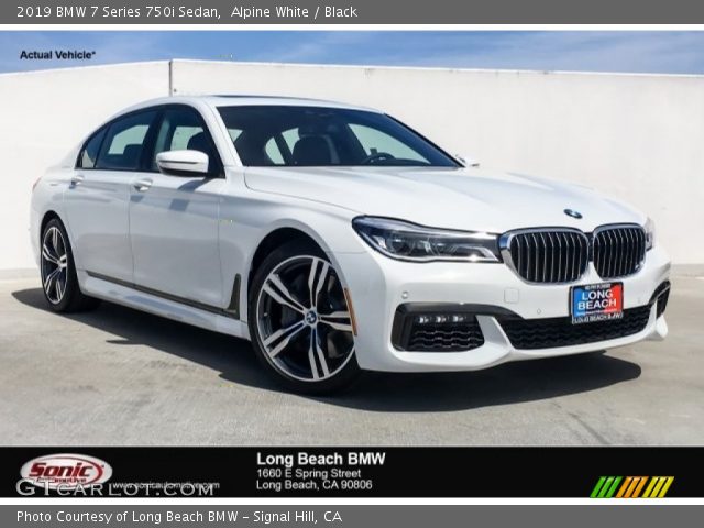 2019 BMW 7 Series 750i Sedan in Alpine White