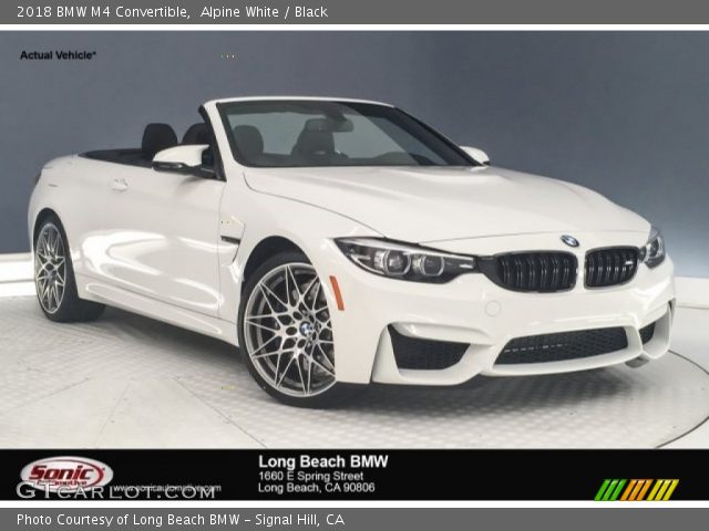 2018 BMW M4 Convertible in Alpine White