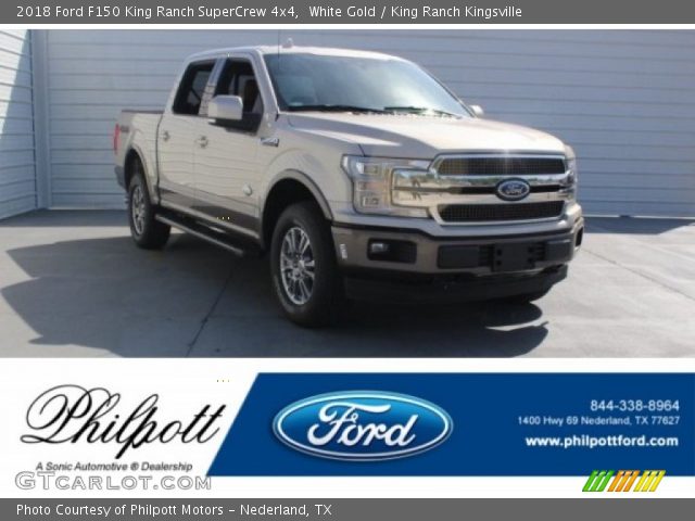 2018 Ford F150 King Ranch SuperCrew 4x4 in White Gold