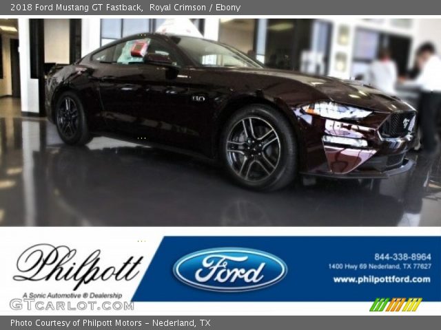 2018 Ford Mustang GT Fastback in Royal Crimson