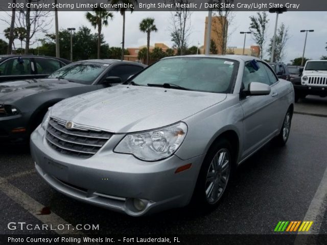 2008 Chrysler Sebring Limited Convertible in Bright Silver Metallic