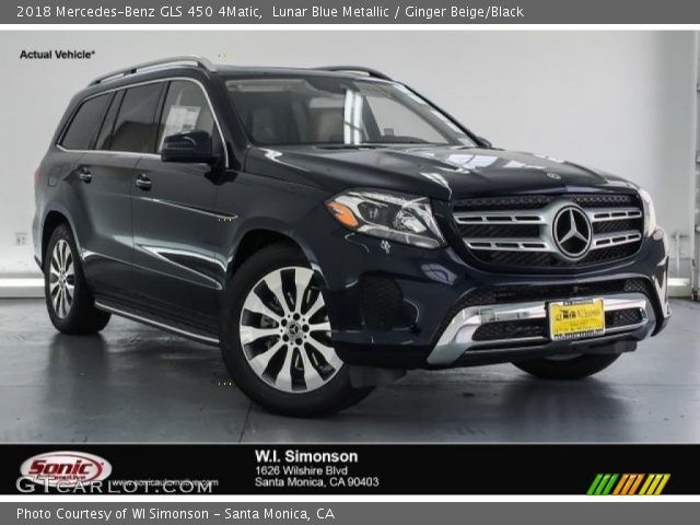 2018 Mercedes-Benz GLS 450 4Matic in Lunar Blue Metallic