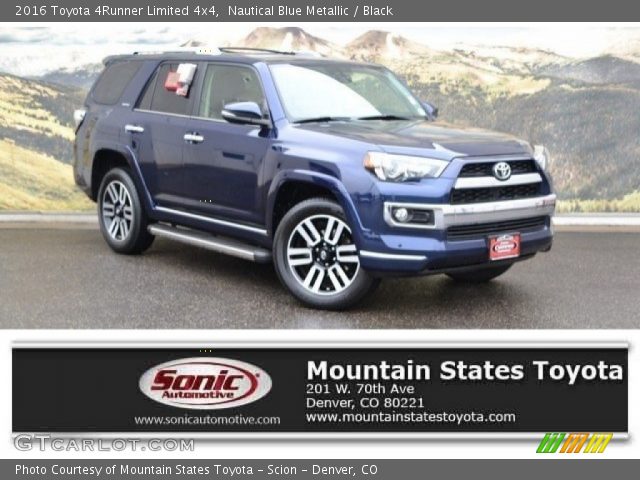 2016 Toyota 4Runner Limited 4x4 in Nautical Blue Metallic