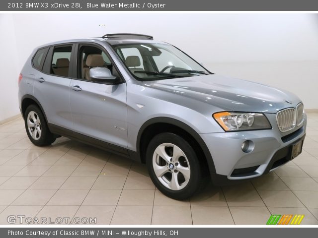 2012 BMW X3 xDrive 28i in Blue Water Metallic