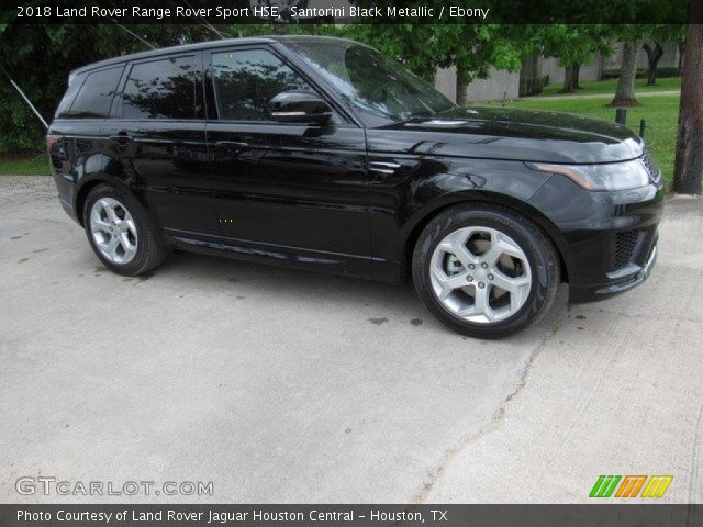 2018 Land Rover Range Rover Sport HSE in Santorini Black Metallic