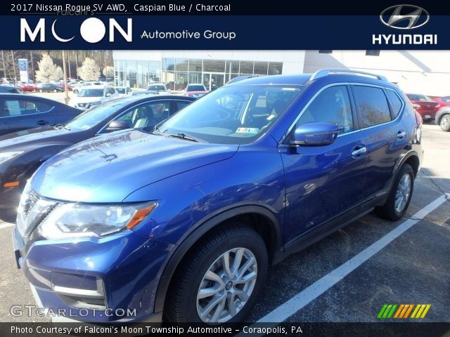 2017 Nissan Rogue SV AWD in Caspian Blue