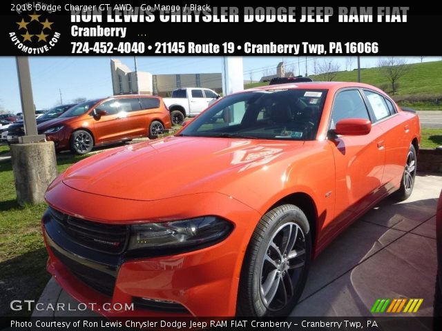 2018 Dodge Charger GT AWD in Go Mango