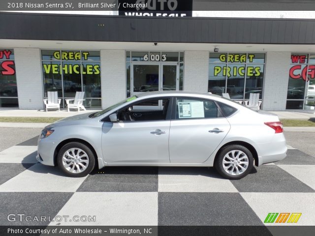 2018 Nissan Sentra SV in Brilliant Silver