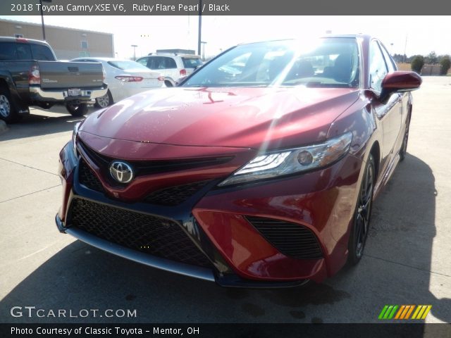 2018 Toyota Camry XSE V6 in Ruby Flare Pearl