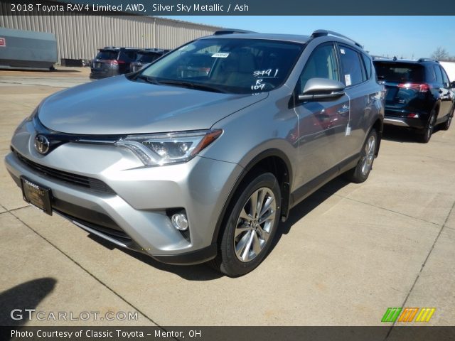 2018 Toyota RAV4 Limited AWD in Silver Sky Metallic