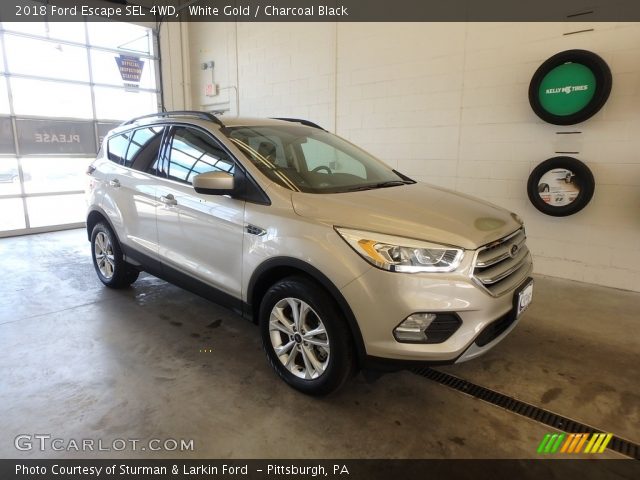 2018 Ford Escape SEL 4WD in White Gold