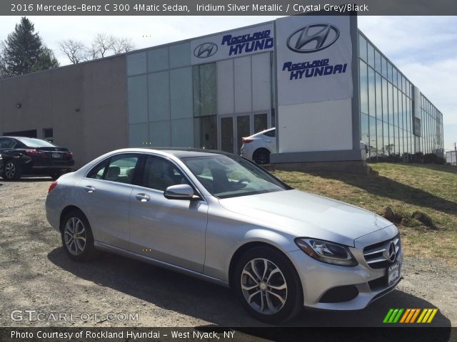 2016 Mercedes-Benz C 300 4Matic Sedan in Iridium Silver Metallic