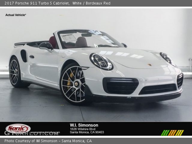 2017 Porsche 911 Turbo S Cabriolet in White