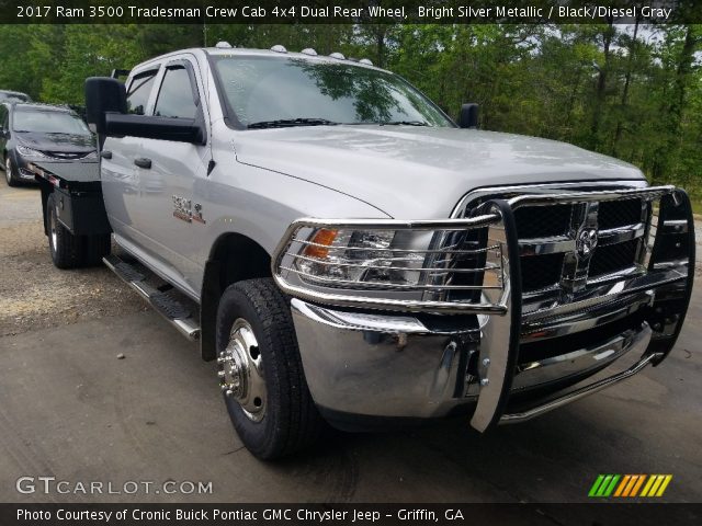 2017 Ram 3500 Tradesman Crew Cab 4x4 Dual Rear Wheel in Bright Silver Metallic