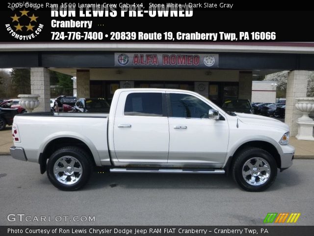 2009 Dodge Ram 1500 Laramie Crew Cab 4x4 in Stone White