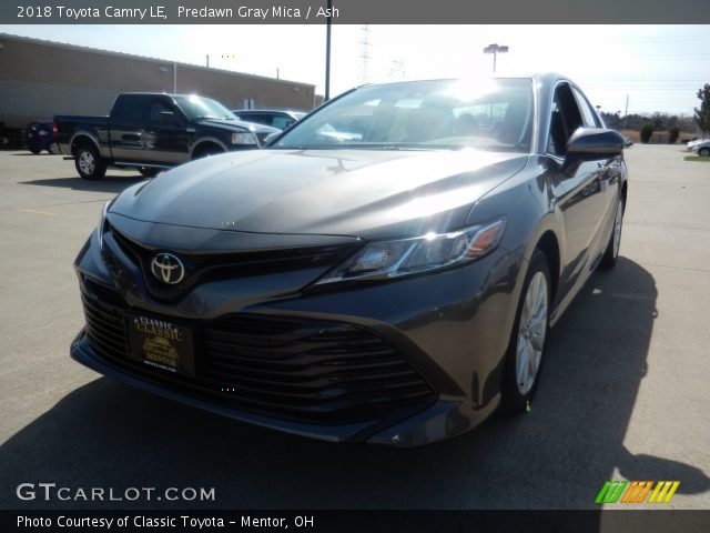 2018 Toyota Camry LE in Predawn Gray Mica