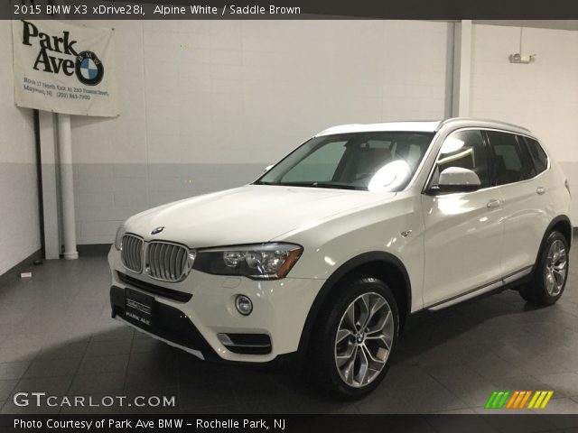 2015 BMW X3 xDrive28i in Alpine White