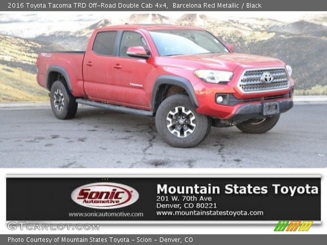 2016 Toyota Tacoma TRD Off-Road Double Cab 4x4 in Barcelona Red Metallic