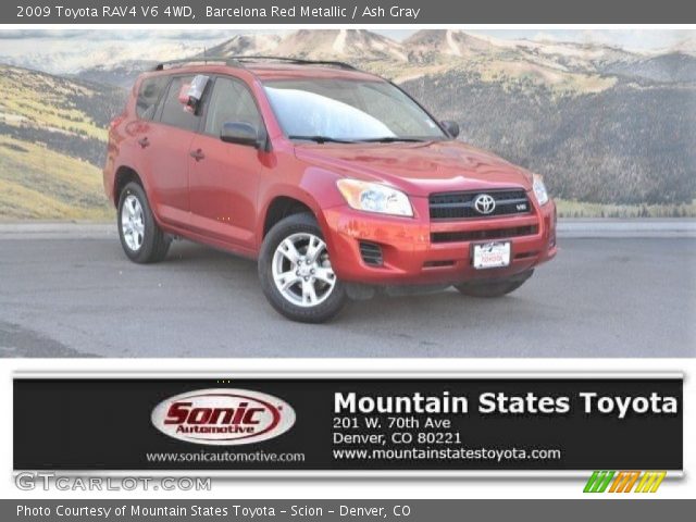 2009 Toyota RAV4 V6 4WD in Barcelona Red Metallic