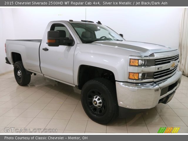 2015 Chevrolet Silverado 2500HD WT Regular Cab 4x4 in Silver Ice Metallic