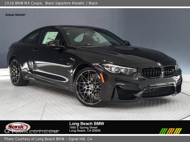 2018 BMW M4 Coupe in Black Sapphire Metallic