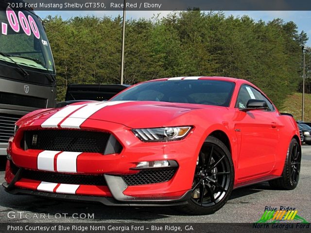 2018 Ford Mustang Shelby GT350 in Race Red