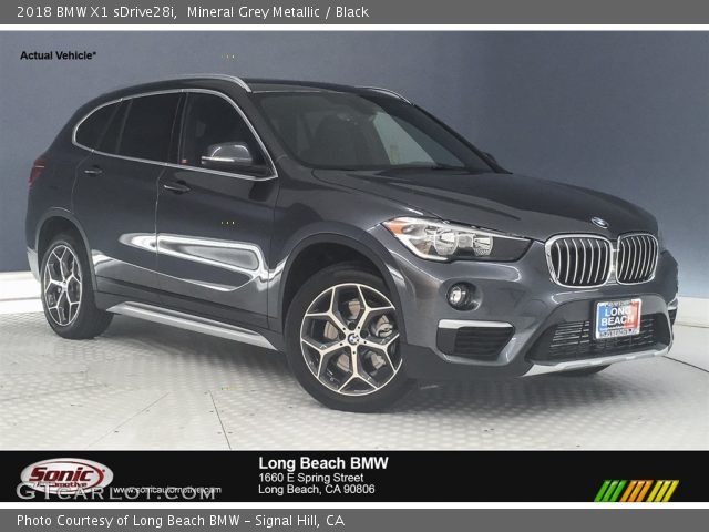 2018 BMW X1 sDrive28i in Mineral Grey Metallic