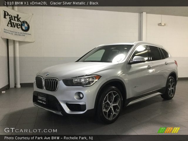 2018 BMW X1 xDrive28i in Glacier Silver Metallic