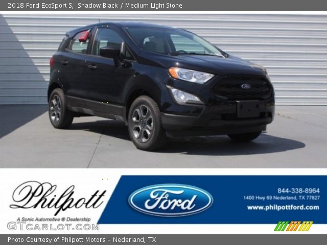 2018 Ford EcoSport S in Shadow Black