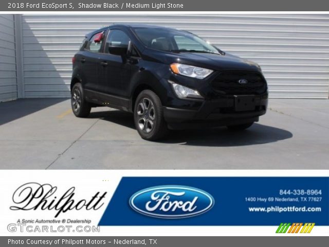 2018 Ford EcoSport S in Shadow Black