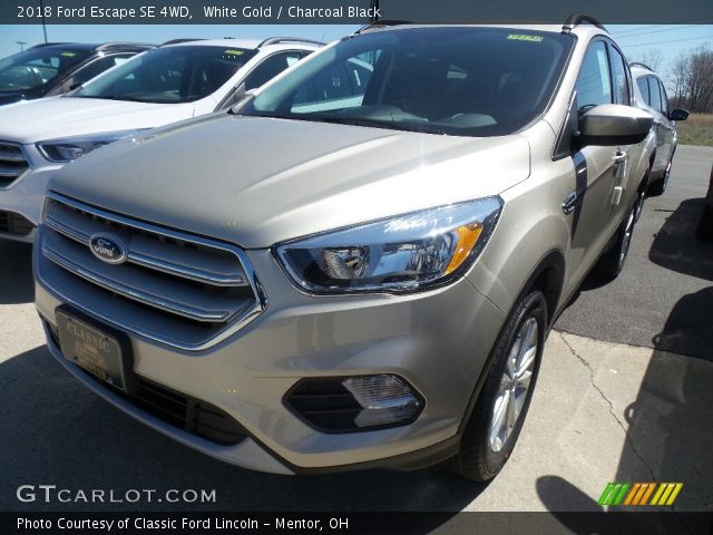 2018 Ford Escape SE 4WD in White Gold
