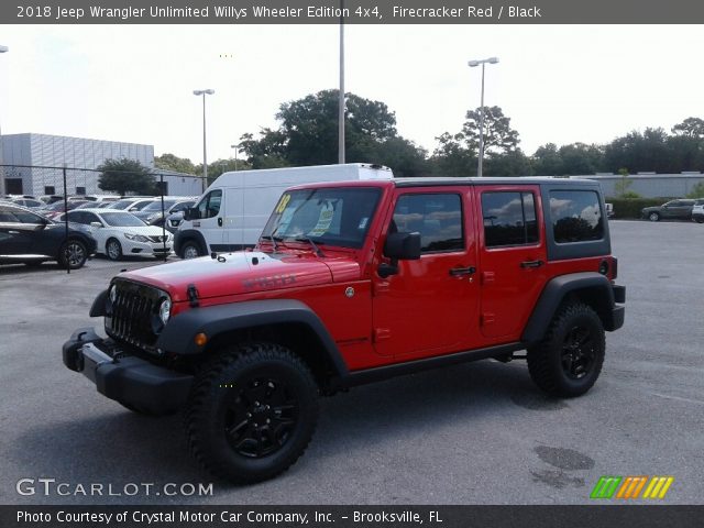 2018 Jeep Wrangler Unlimited Willys Wheeler Edition 4x4 in Firecracker Red